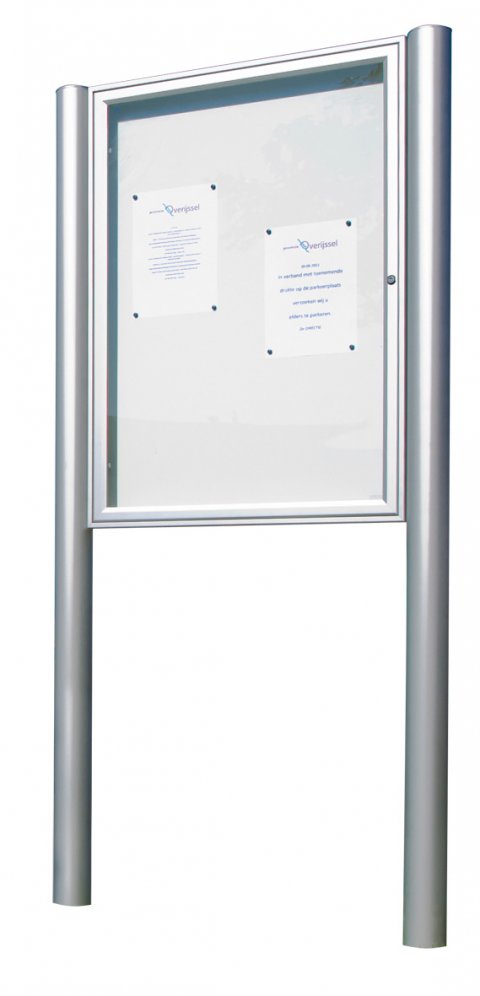 Vitrine blauw